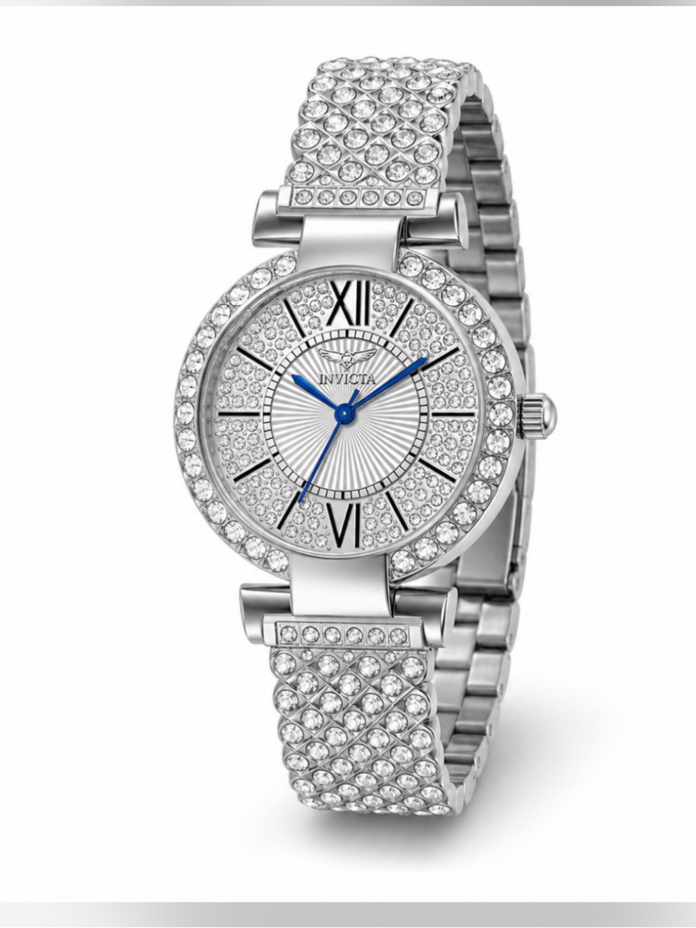 Invicta Women's Silver Crystal Bracelet Watch